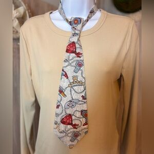 Colorful Patterned Cowboy Kids Tie